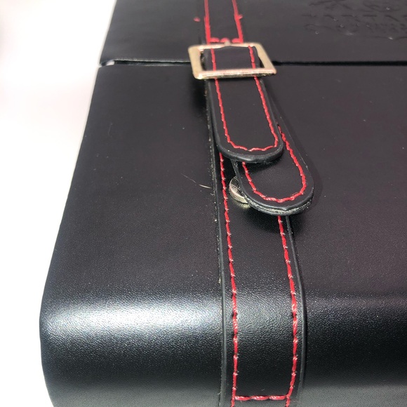 Flor De Tabascos Partagas Travel Humidor Leather And Cedar 9” X 9” - Picture 3 of 10